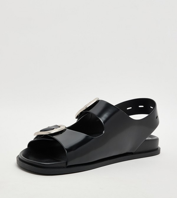 Charles & Keith Charles & Keith - Black Flat Sandals