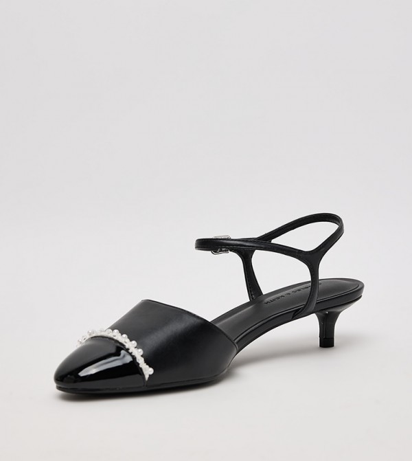 Charles & Keith  Sandals - Black Heels