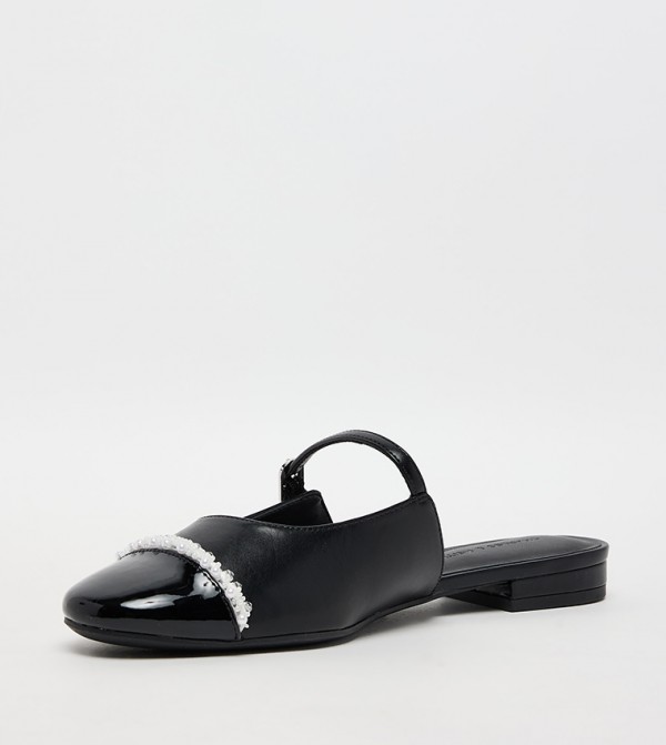 Charles & Keith Charles & Keith - Black Casual Slip-ons