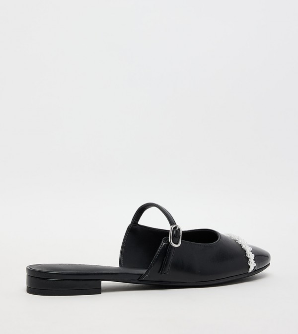 Charles & Keith Charles & Keith - Black Casual Slip-ons