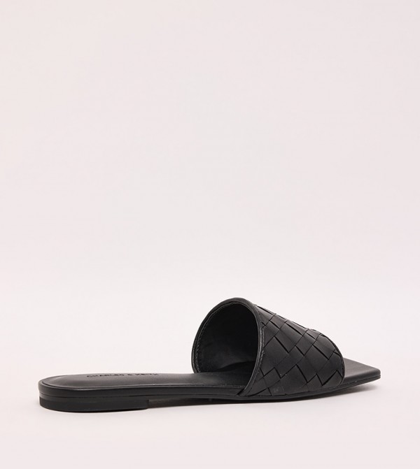 Charles & Keith Charles & Keith - Black Flat Sandals