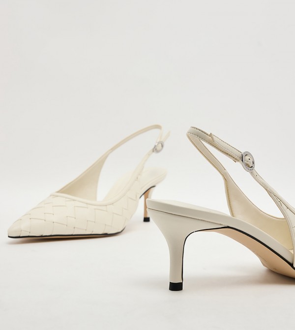 Charles & Keith  - Off White Pumps