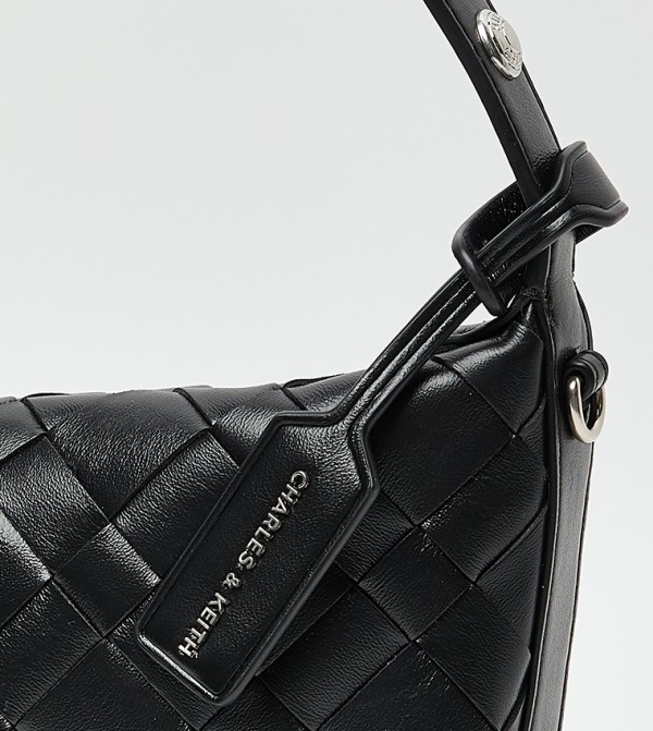 Charles & Keith Women - Black Shoulder bags