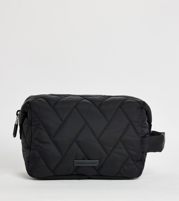 Charles & Keith  Cosmetic Bags - Black Cosmetic Organizers