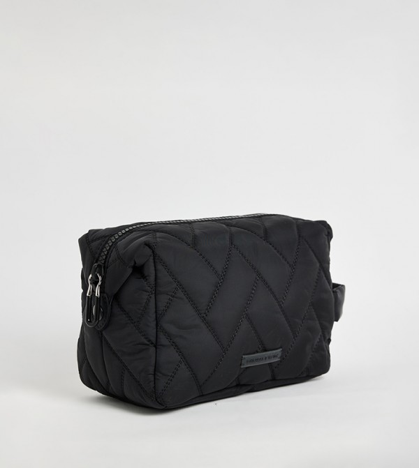 Charles & Keith  Cosmetic Bags - Black Cosmetic Organizers