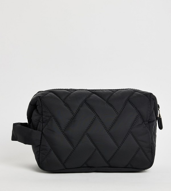 Charles & Keith  Cosmetic Bags - Black Cosmetic Organizers