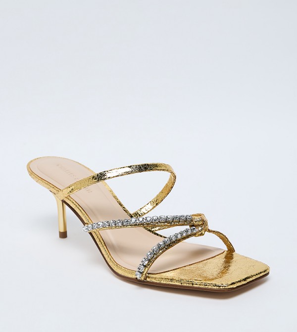 Charles & Keith  Sandals - Gold Heels
