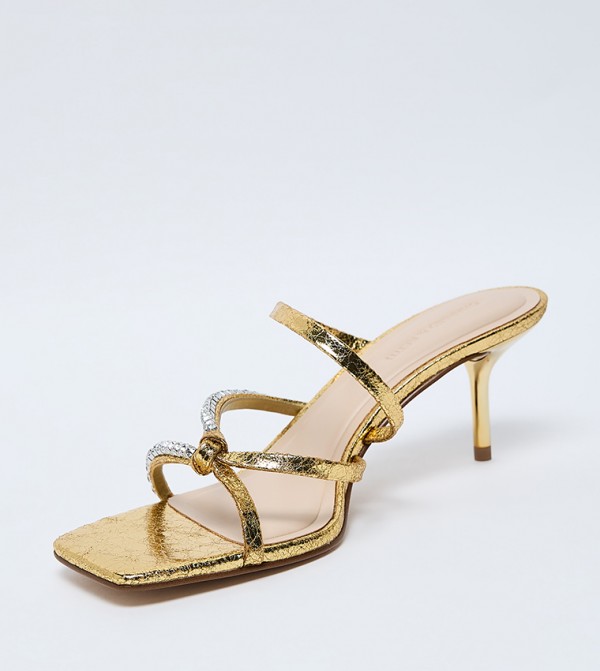 Charles & Keith  Sandals - Gold Heels