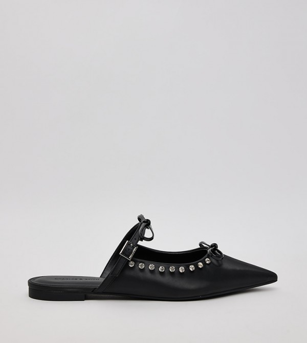 Charles & Keith Charles & Keith - Black Casual Slip-ons