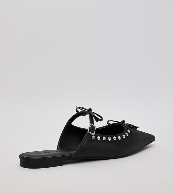 Charles & Keith Charles & Keith - Black Casual Slip-ons