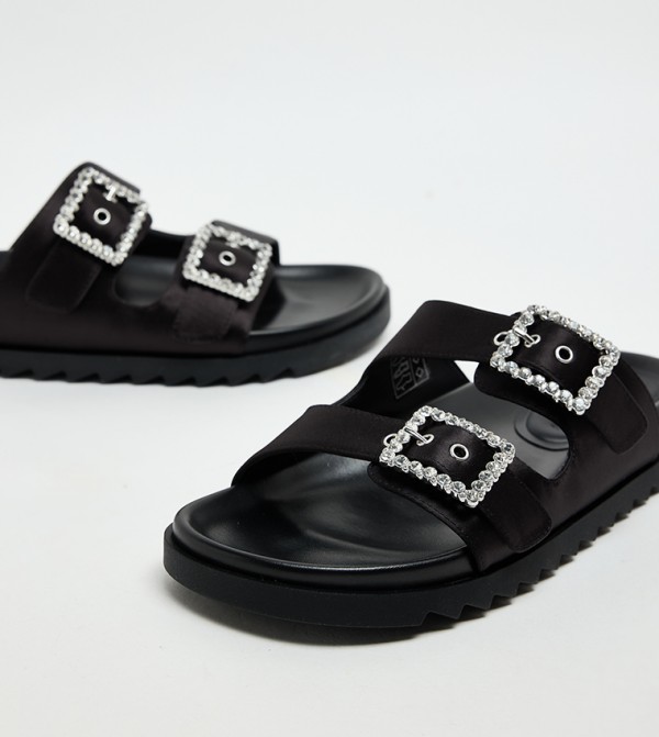 Charles & Keith Charles & Keith - Black Flat Sandals