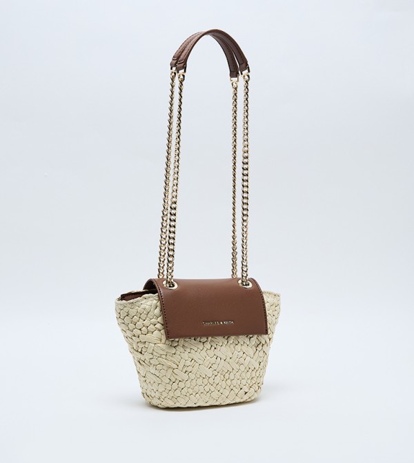Charles & Keith Charles & Keith - Beige Shoulder bags