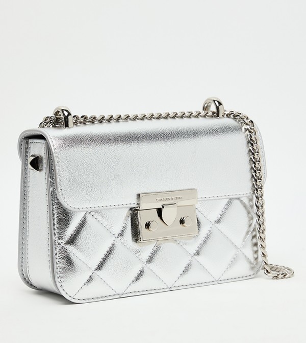 Charles & Keith Charles & Keith - Silver Shoulder bags