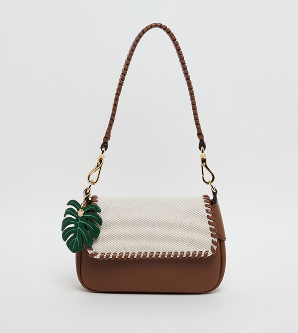 Charles & Keith  Shoulder Bags - Beige Shoulder bags