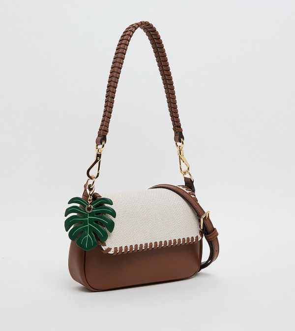 Charles & Keith  Shoulder Bags - Beige Shoulder bags