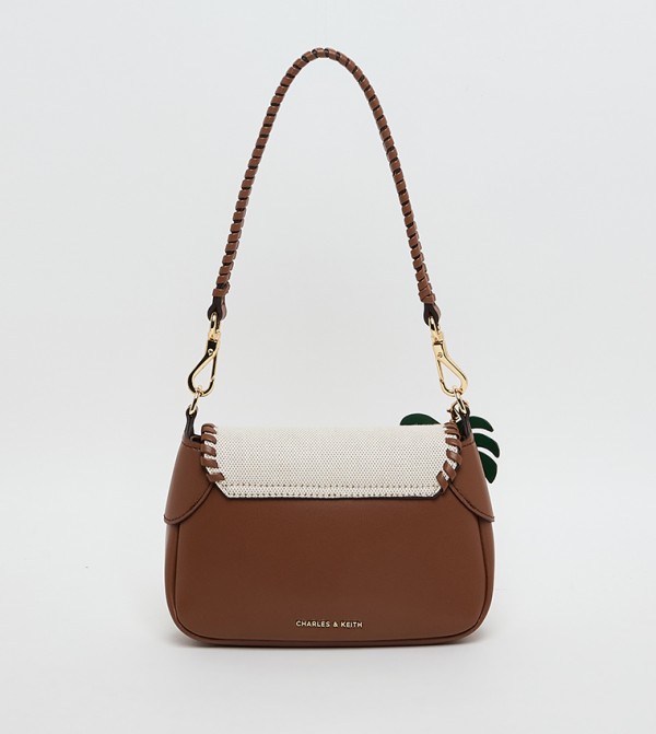 Charles & Keith  Shoulder Bags - Beige Shoulder bags