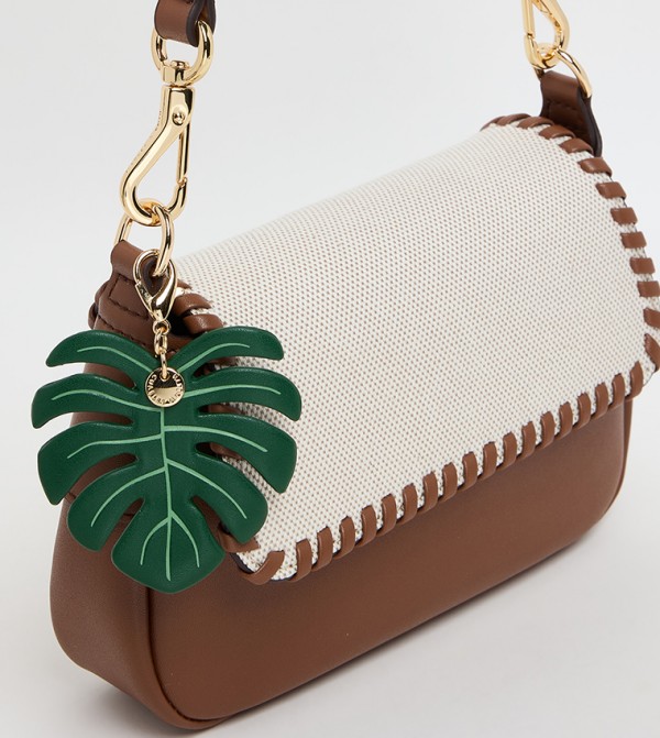 Charles & Keith  Shoulder Bags - Beige Shoulder bags