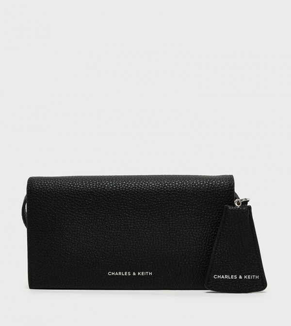 Charles & Keith  Small Leather Goods - Black Wallets
