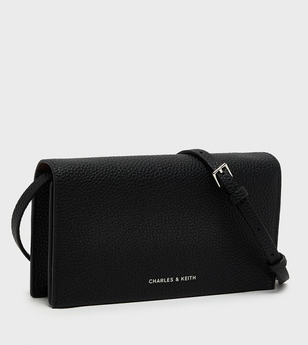 Charles & Keith  Small Leather Goods - Black Wallets