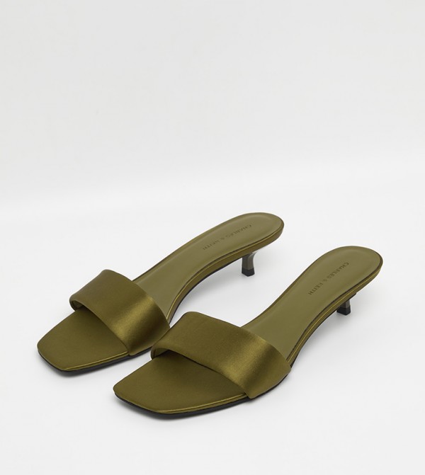 Charles & Keith  Heels - Green Heels