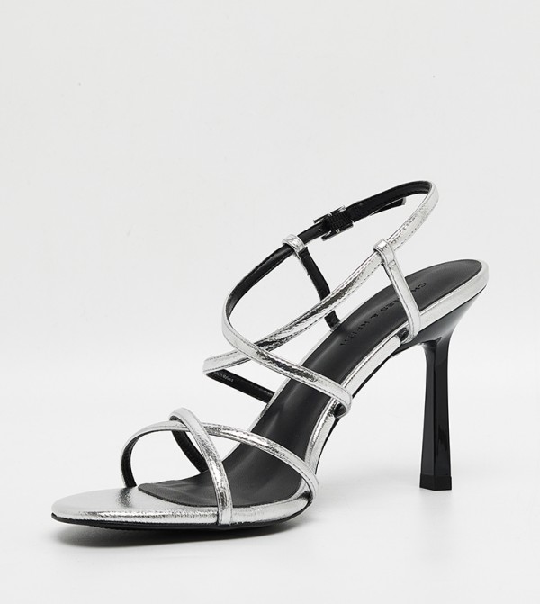 Charles & Keith  Heels - Silver Heels
