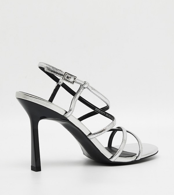 Charles & Keith  Heels - Silver Heels