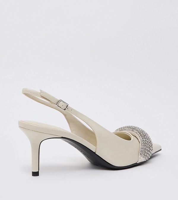 Charles & Keith Charles & Keith - Off White Pumps