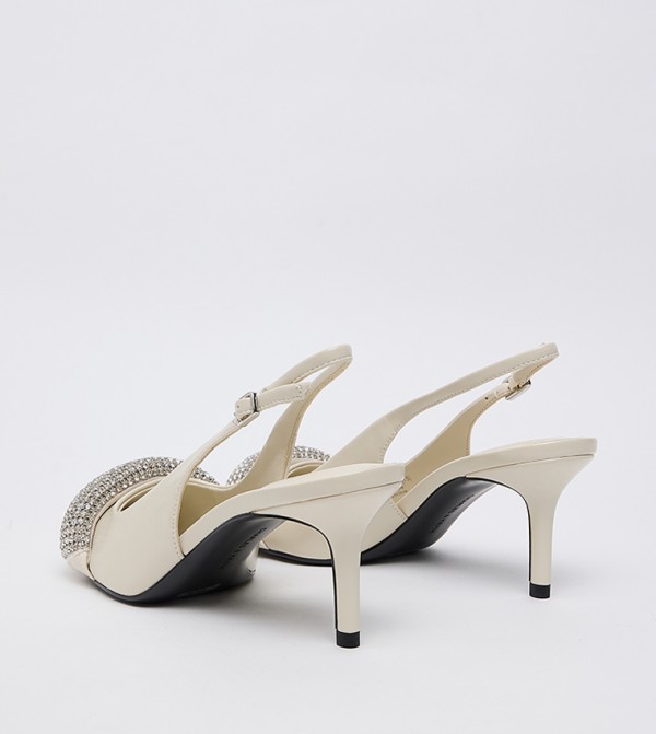 Charles & Keith Charles & Keith - Off White Pumps