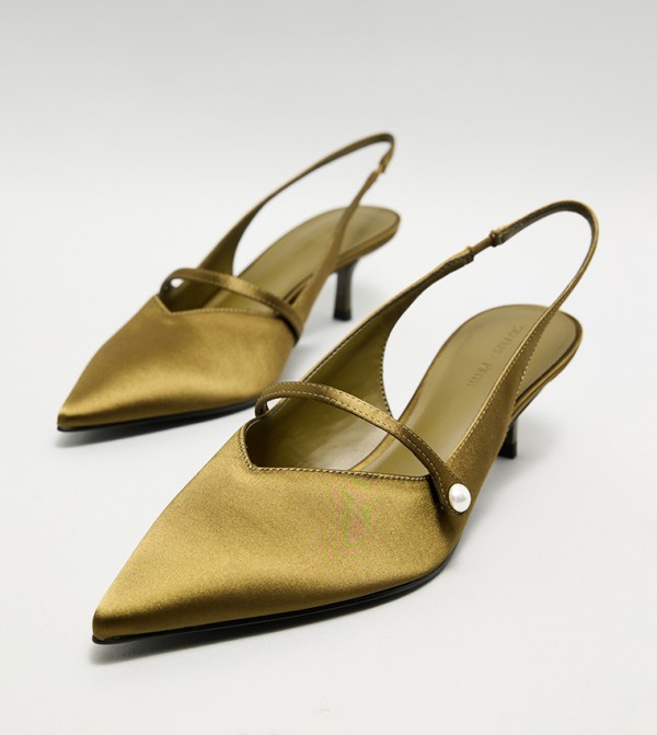 Charles & Keith  Sandals - Olive Pumps