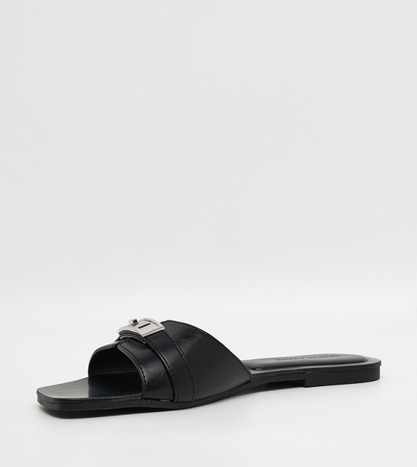 Charles & Keith Charles & Keith - Black Flat Sandals
