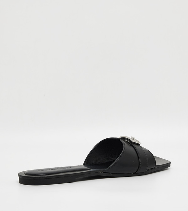 Charles & Keith Charles & Keith - Black Flat Sandals