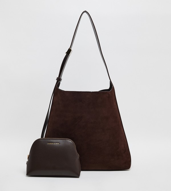 Charles & Keith Charles & Keith - Brown Shoulder bags