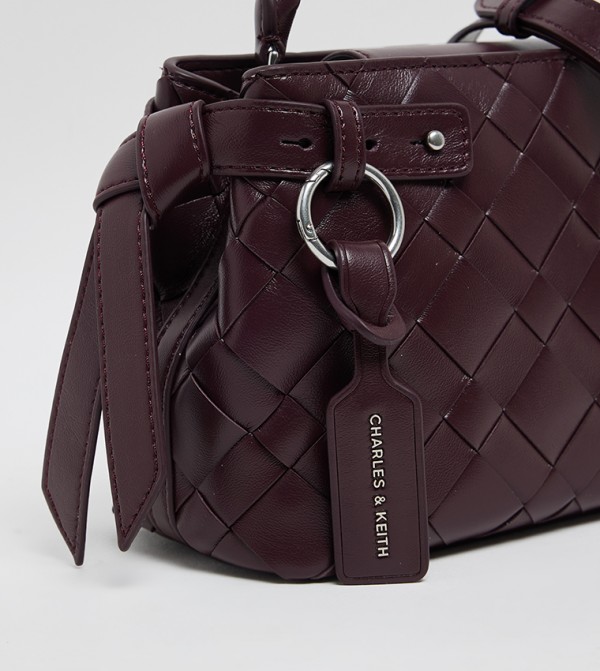 Charles & Keith  - Burgundy Handheld Bags