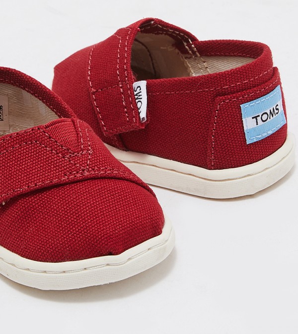 Toms  Footwear - Red Casual Slip-On's