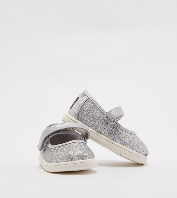 Toms  Footwear - Silver Slip-ons