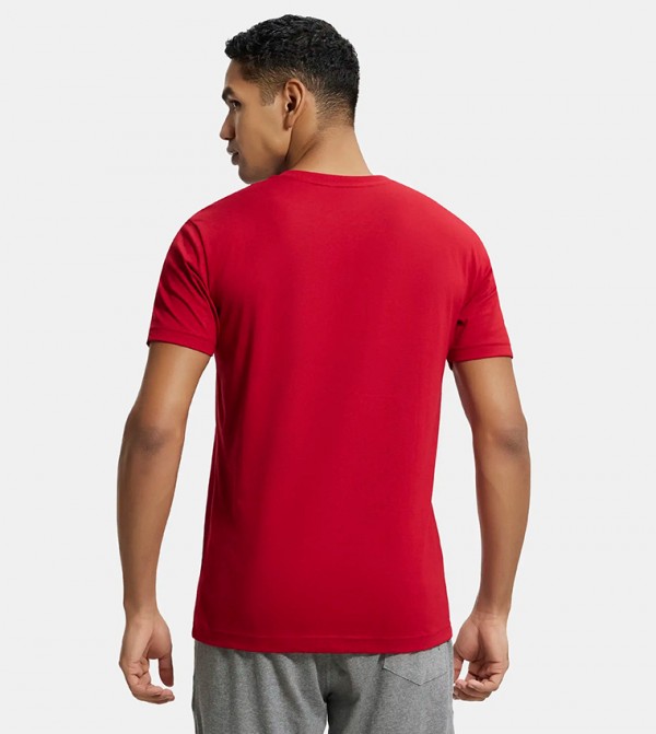 Jockey Jockey - Red V-Neck T-Shirts