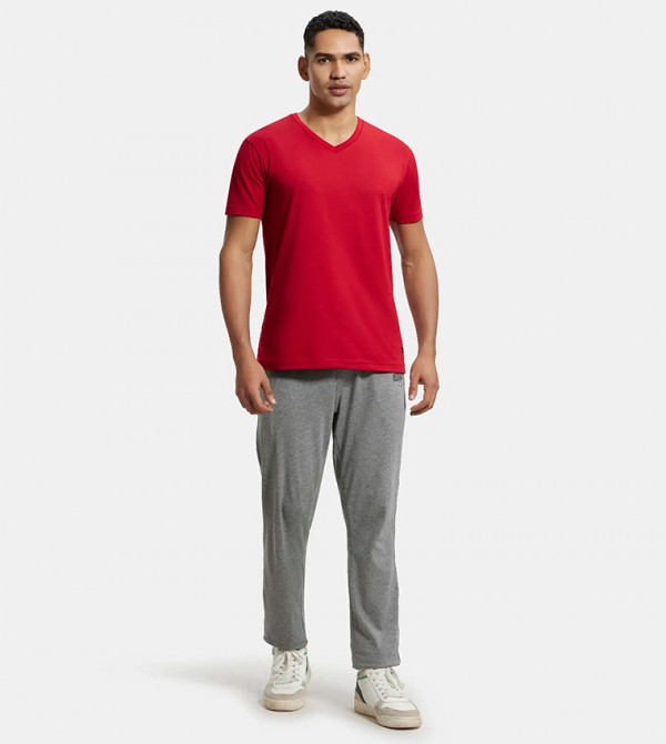 Jockey Jockey - Red V-Neck T-Shirts