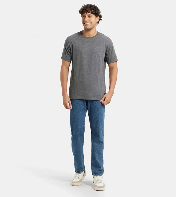 Jockey Jockey - Grey Round Neck T-Shirts