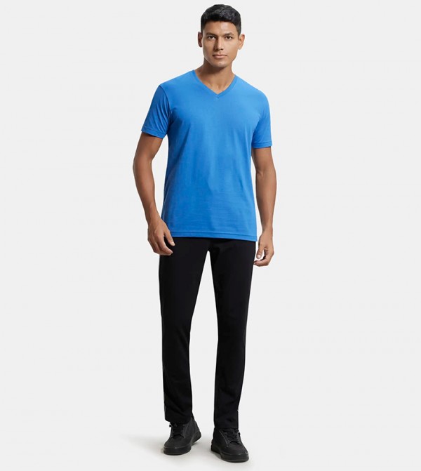 Jockey Jockey - Blue V-Neck T-Shirts