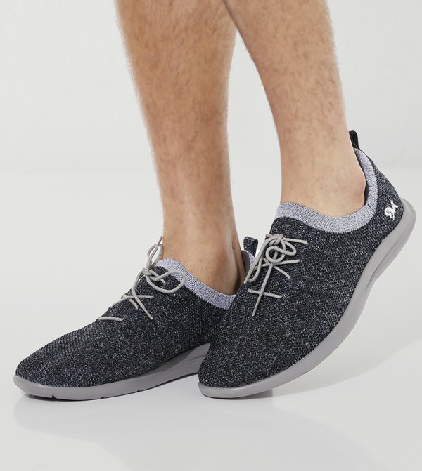 Neeman's - Grey Casual Lace up