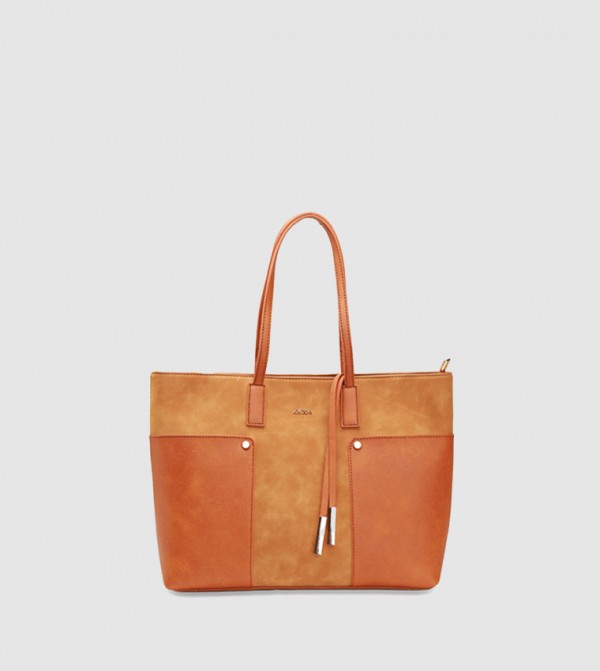 Amica Amica - Tan Tote Bags