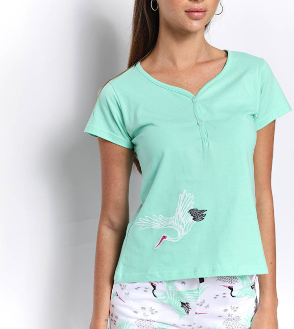 كلوفيا   2f3d9bd6-55a7-4427-be7d-8a628745bd13 - أخضر ملابس نوم