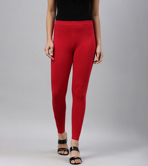 Go Colors leggings - Red leggings