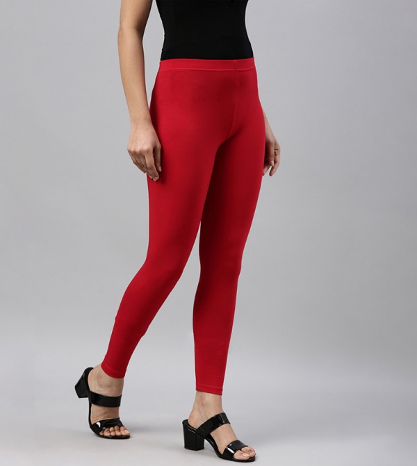 Go Colors leggings - Red leggings