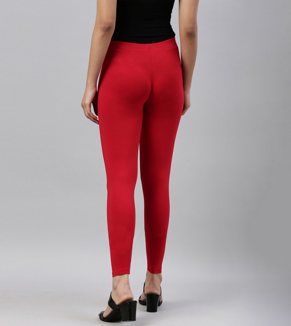 Go Colors leggings - Red leggings