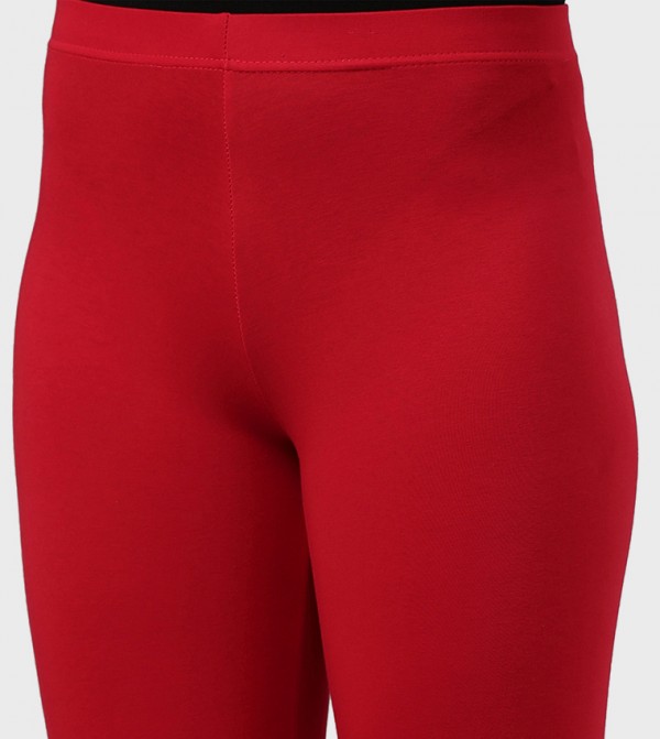 Go Colors leggings - Red leggings