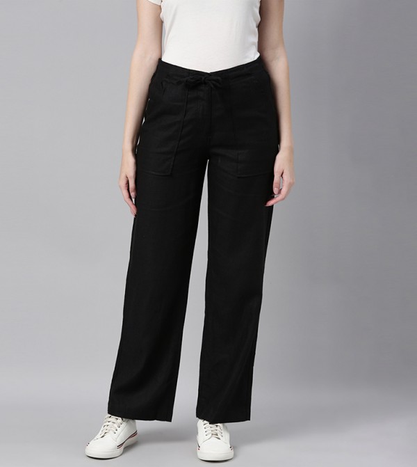 Go Colors Go Colors - Black Casual Pants
