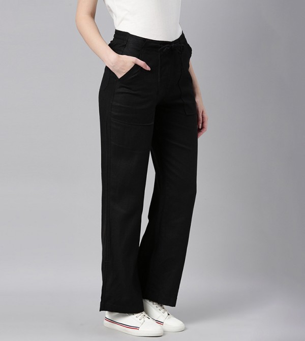 Go Colors Go Colors - Black Casual Pants