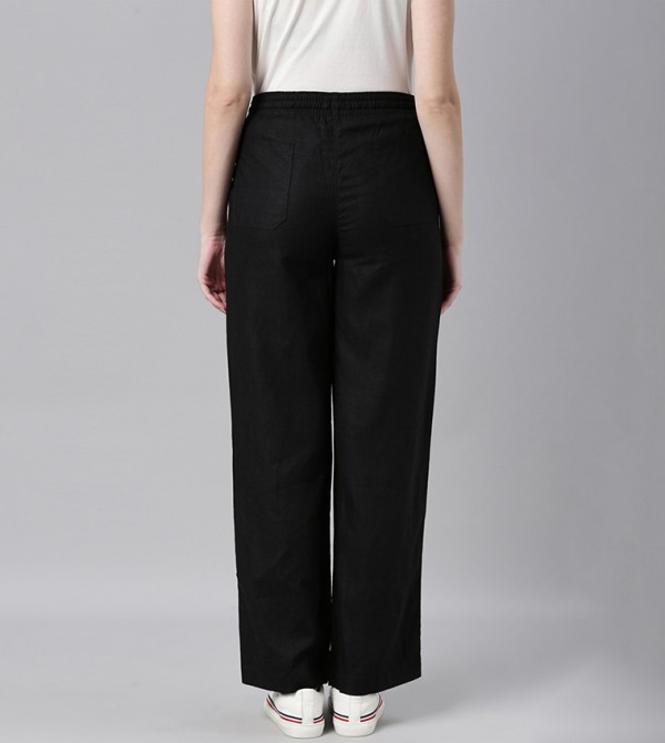 Go Colors Go Colors - Black Casual Pants