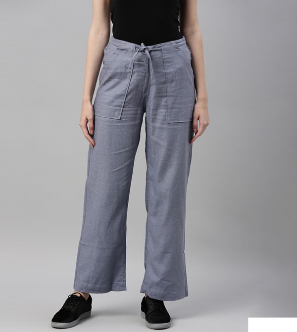 Go Colors Go Colors - Blue Casual Pants